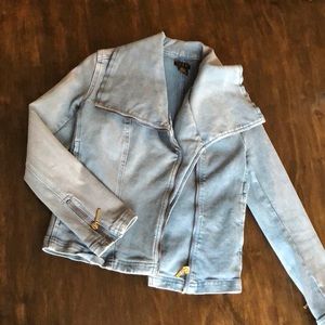 IMAN Jean Jacket with Zippers